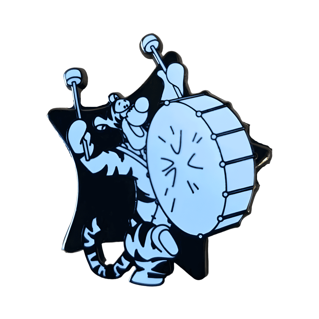 Tigger - Black and White (Y800) Disney pin