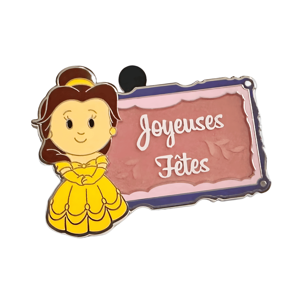 Belle - Joyeuses Fêtes Disney pin