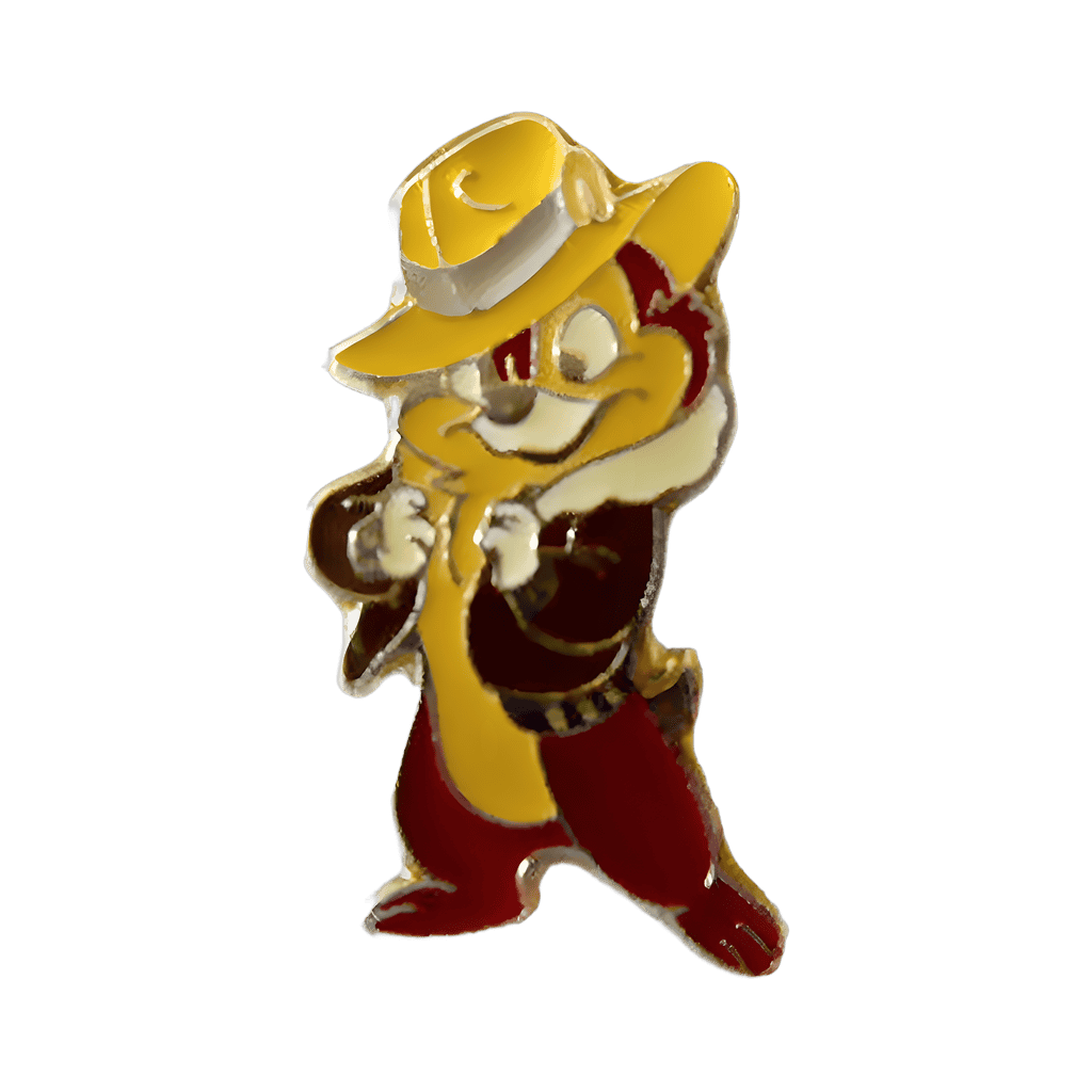 Chip in his Rescue Rangers Gear Disney pin
