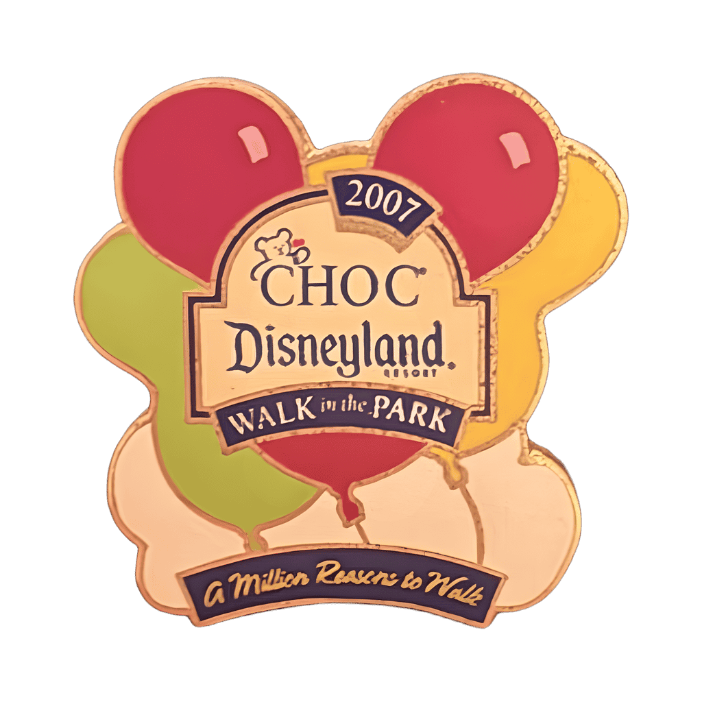 2007 CHOC Walk Team Walk in the Park Disney pin