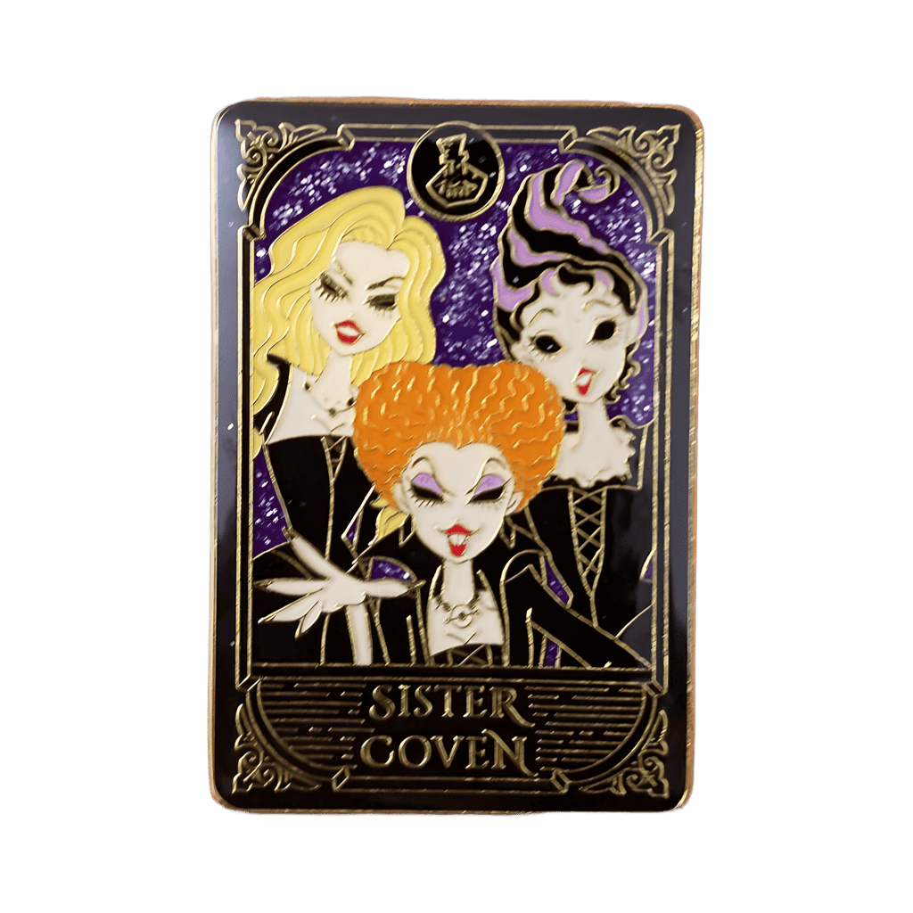 Hocus Pocus Sanderson Sisters Tarot Card Disney pin