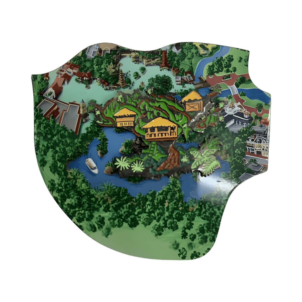 #4 - Magic Kingdom Map - Adventureland Disney pin