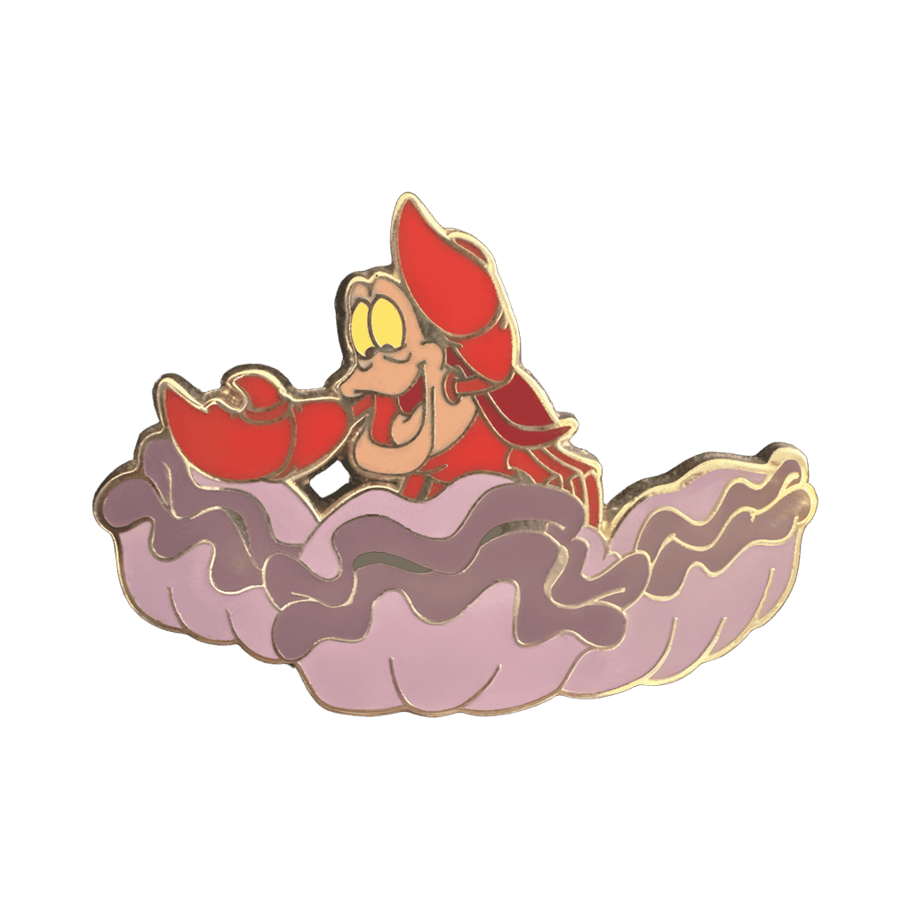 Sebastian Playing the Clams Disney pin