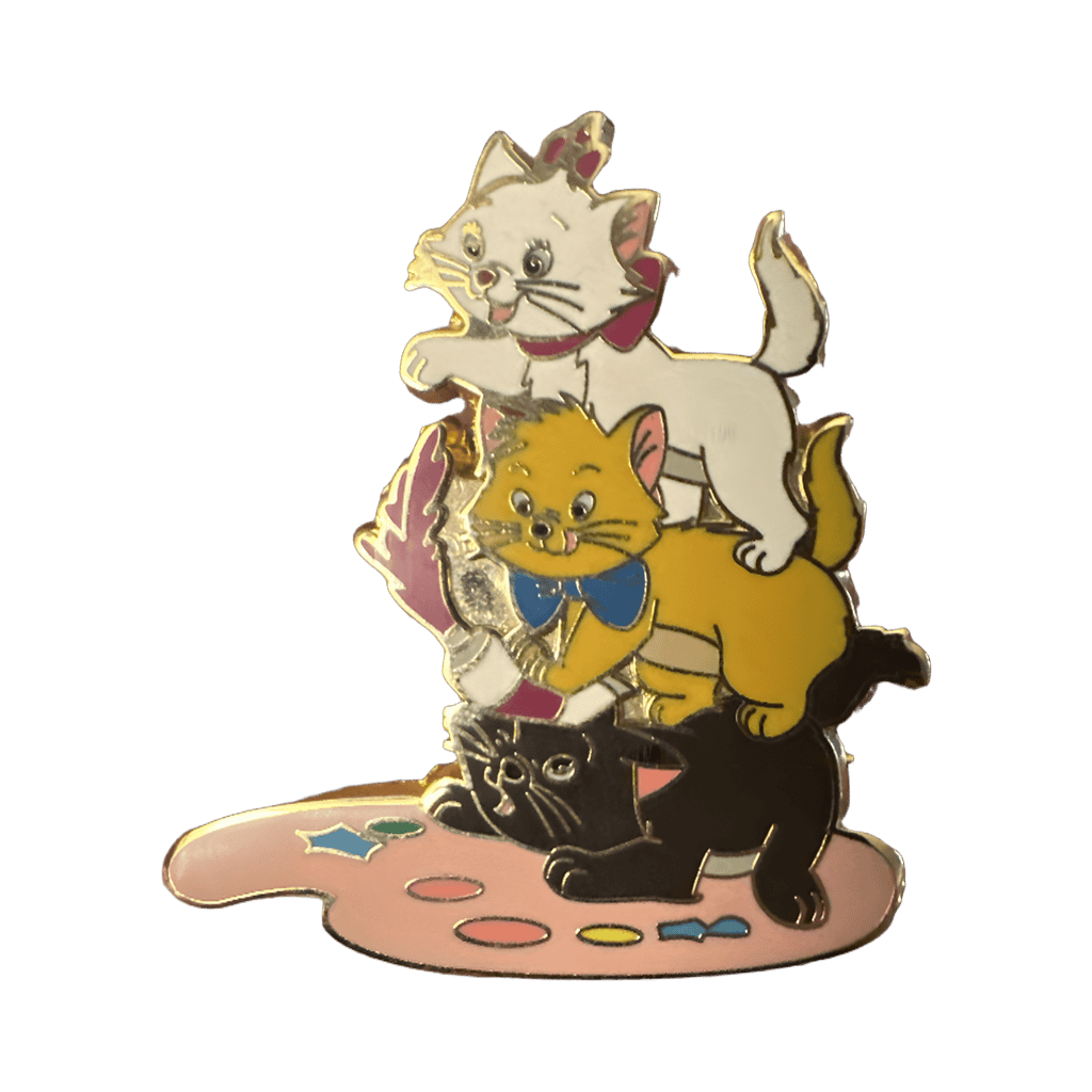 Painting Aristocats Disney pin
