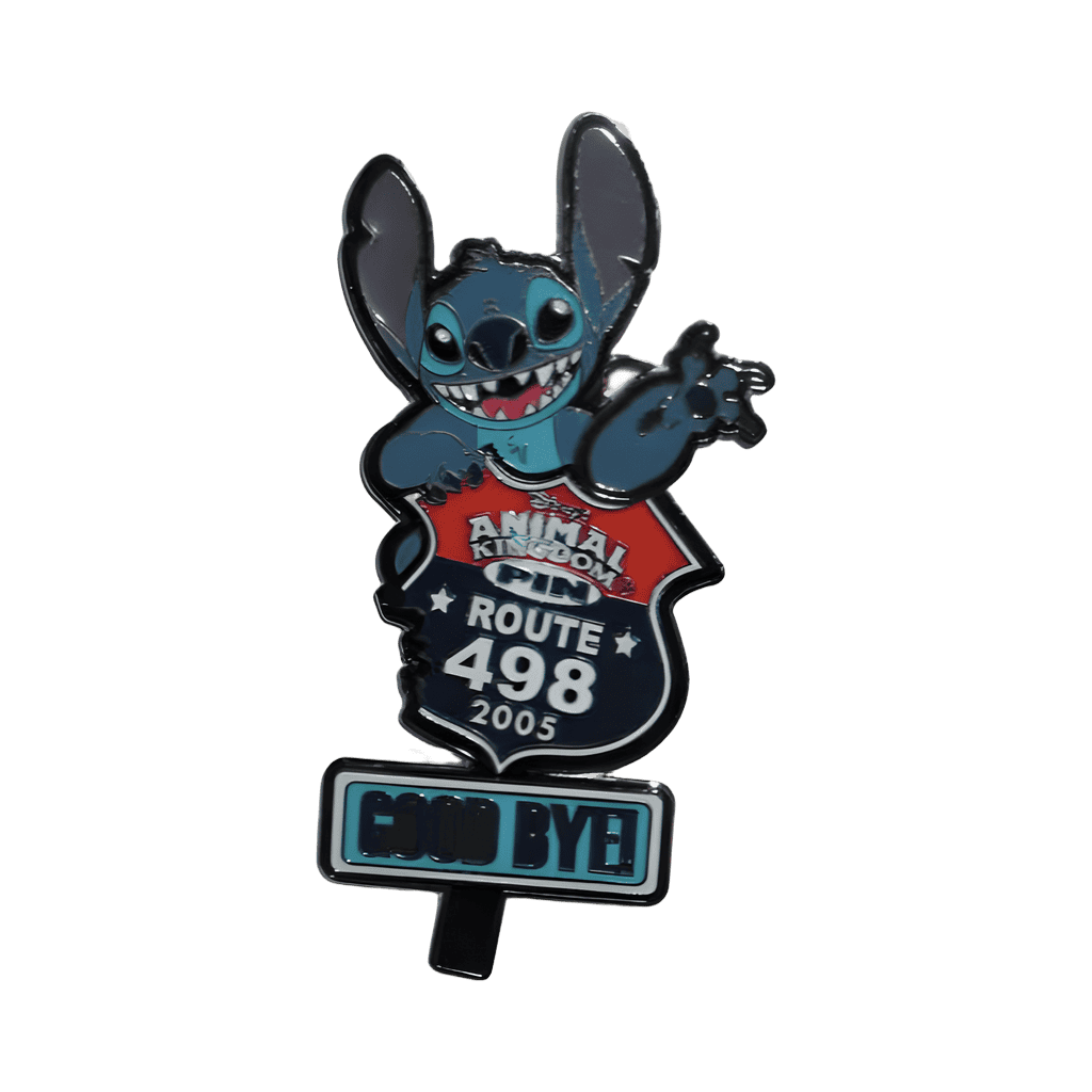 Stitch Waves Good Bye Sign Disney pin