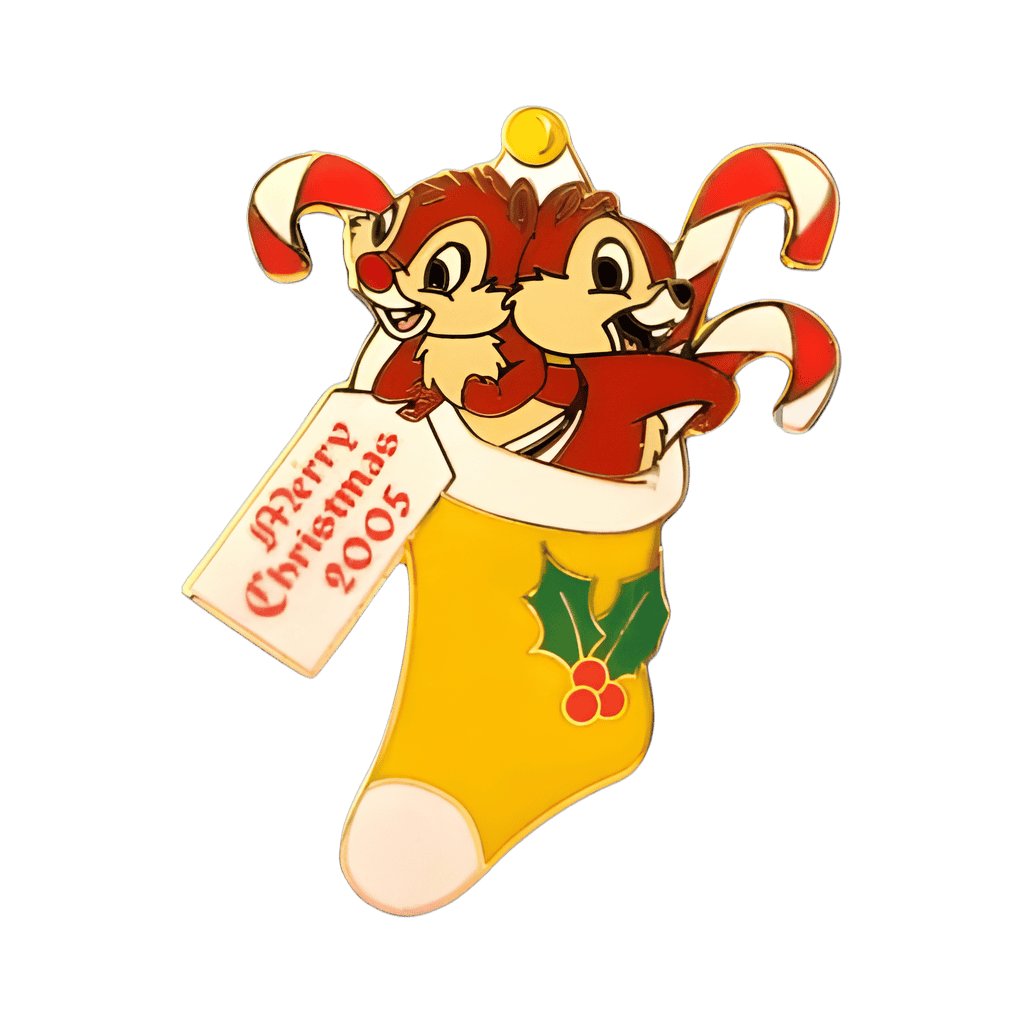 Chip & Dale Stocking Disney pin