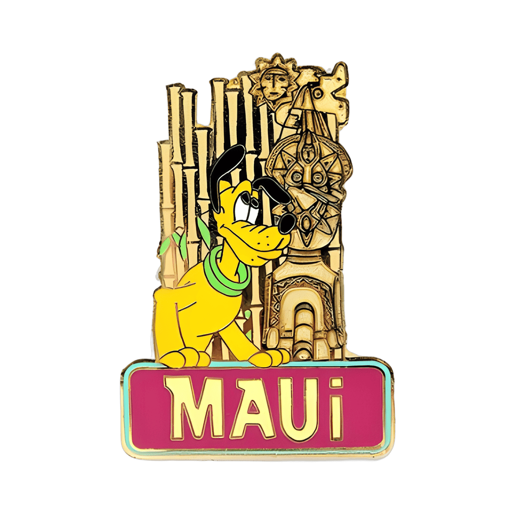 Pluto and Maui chaser Disney pin