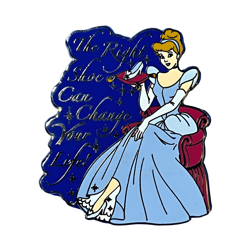 Cinderella "The Right Shoe Can Change Your Life" Disney pin