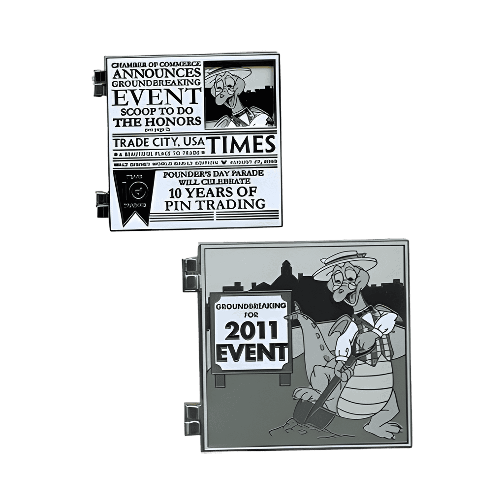 Trade City Newspaper Disney pin