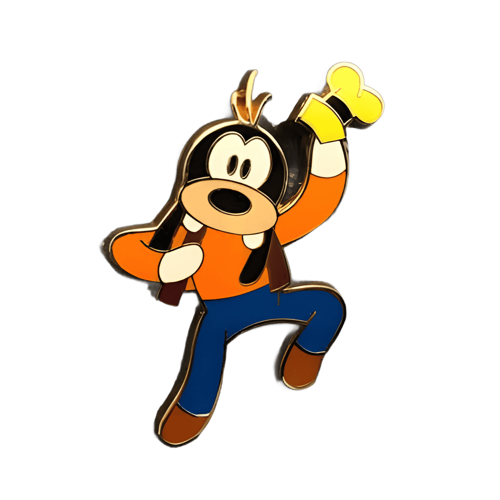 Goofy flexible character Disney pin