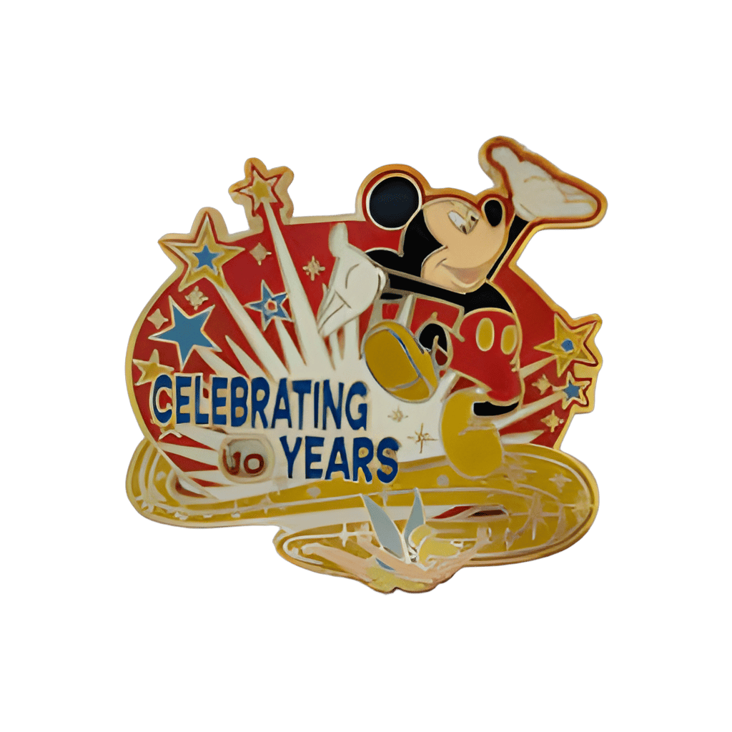 Years of Celebration Spinner - Mickey and Tinker Bell Disney pin