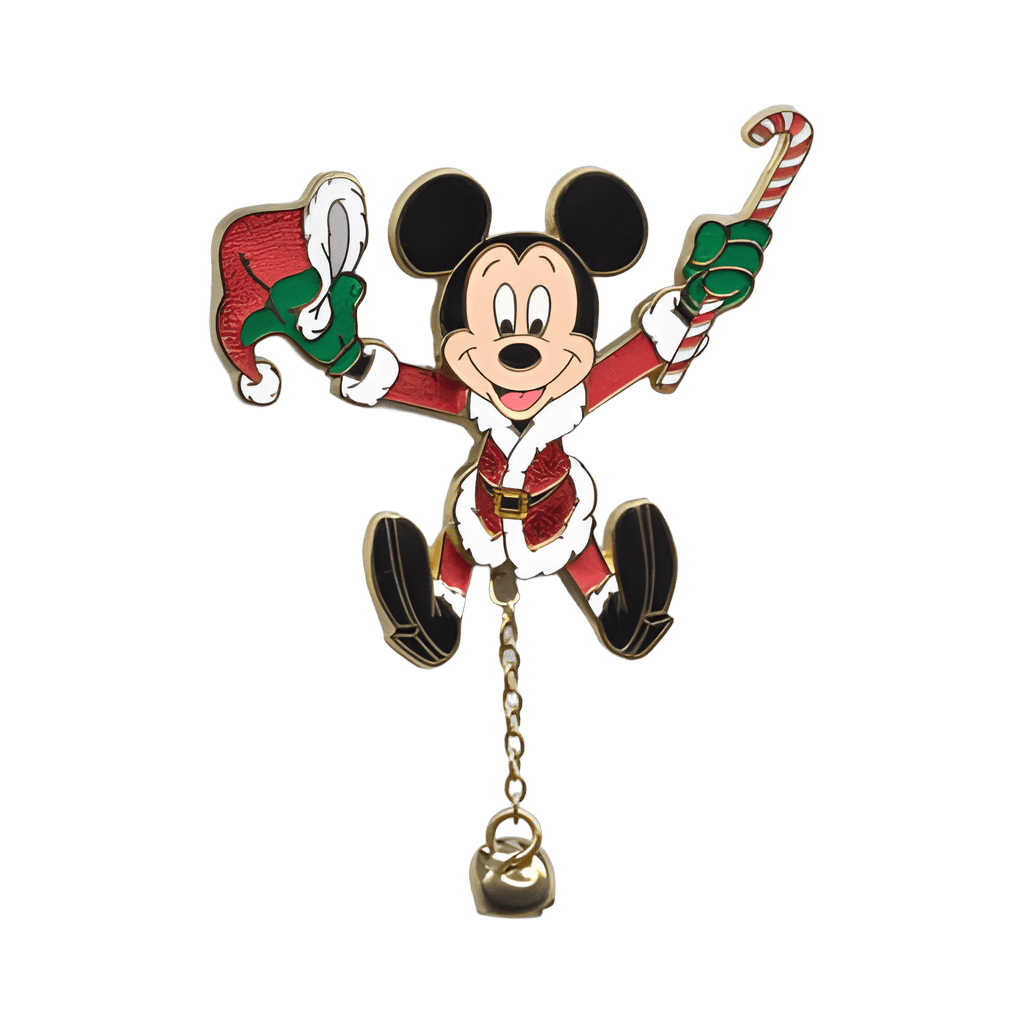Santa Mickey Pull Toy Disney pin