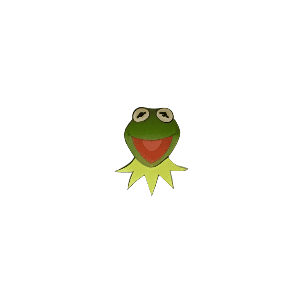 Kermit Head Disney pin