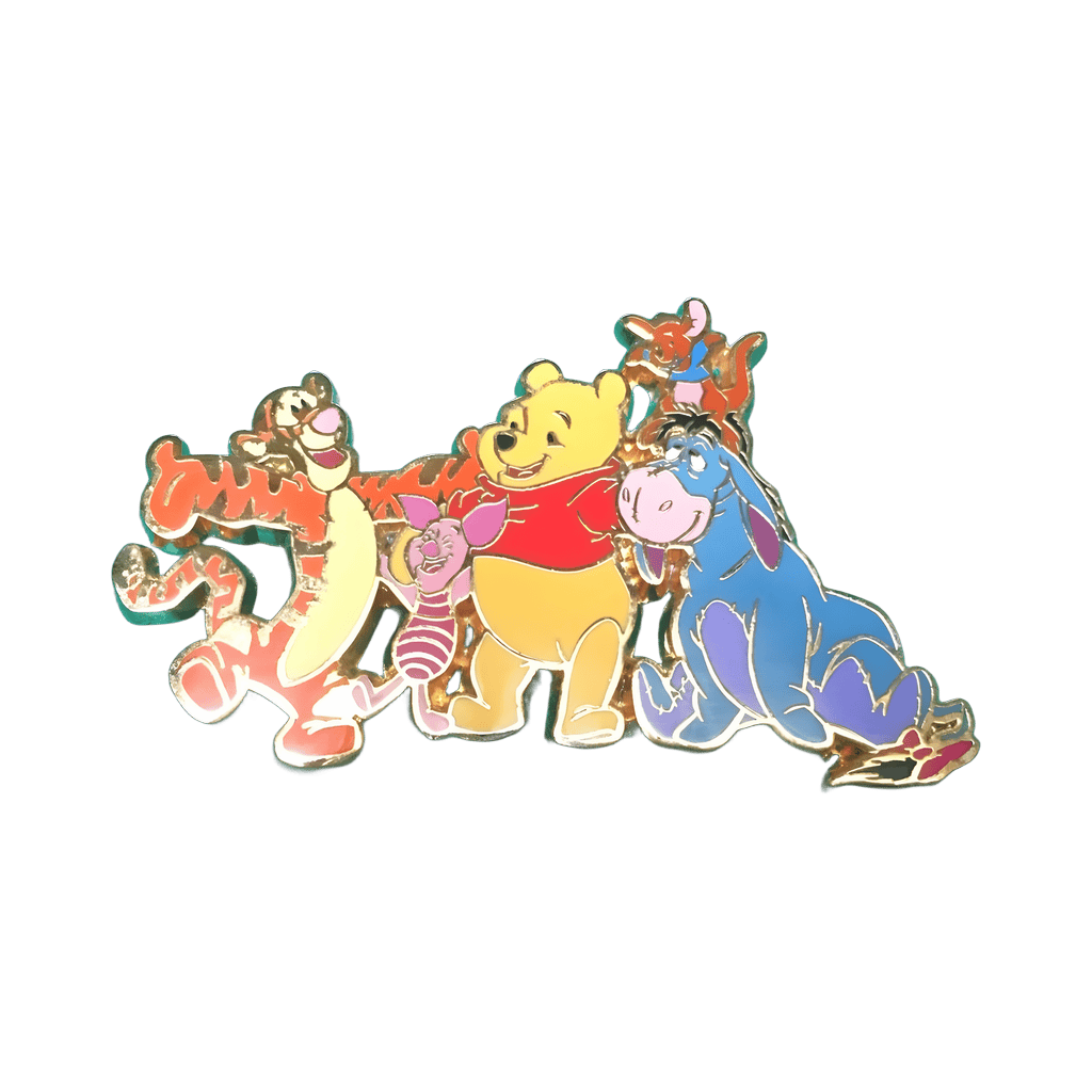 Pooh, Tigger, Piglet, Eyore, and Roo Disney pin