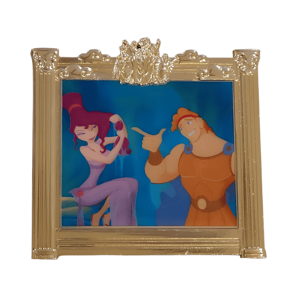 Megara and Hercules Disney pin