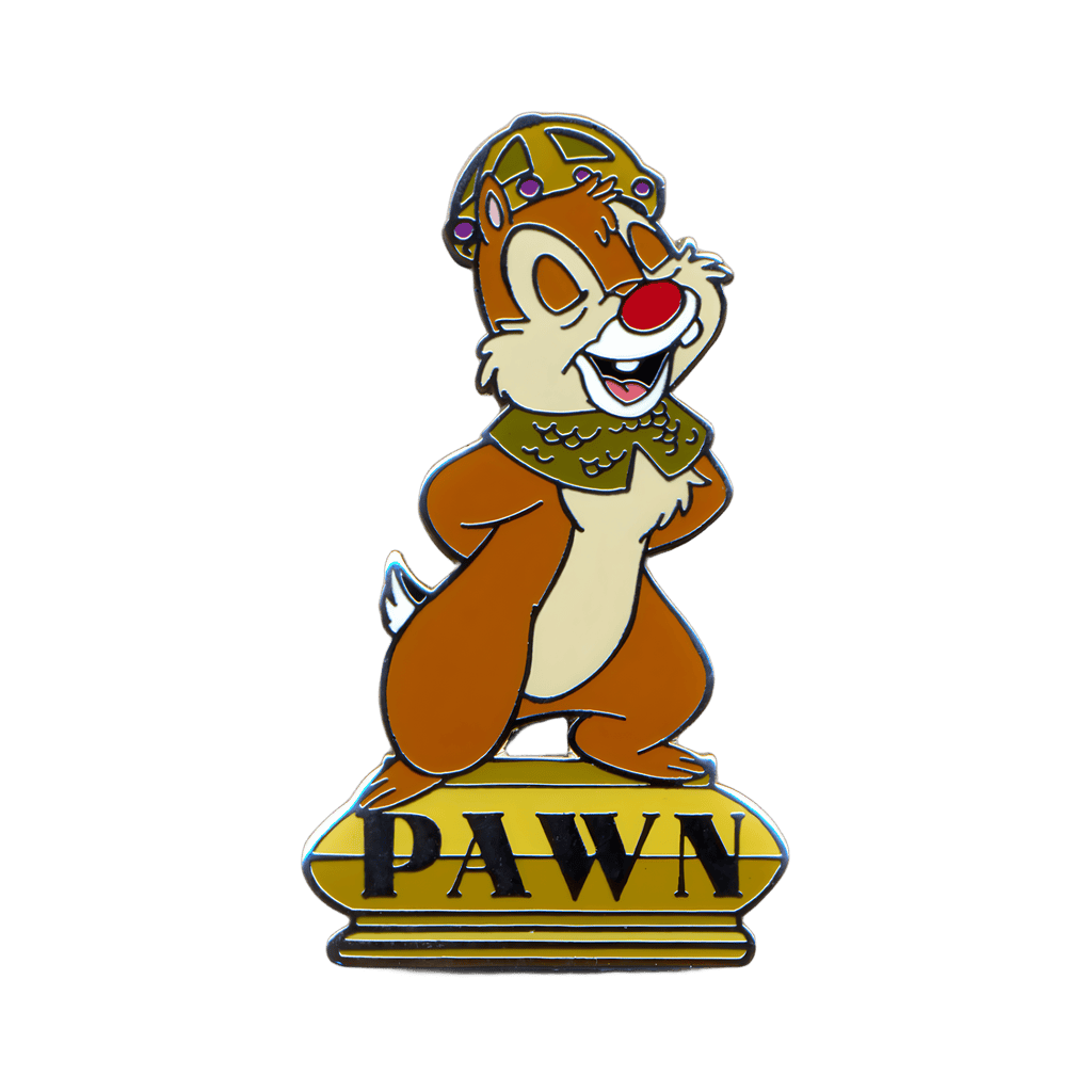 Dale - Gold Pawn #4 Disney pin