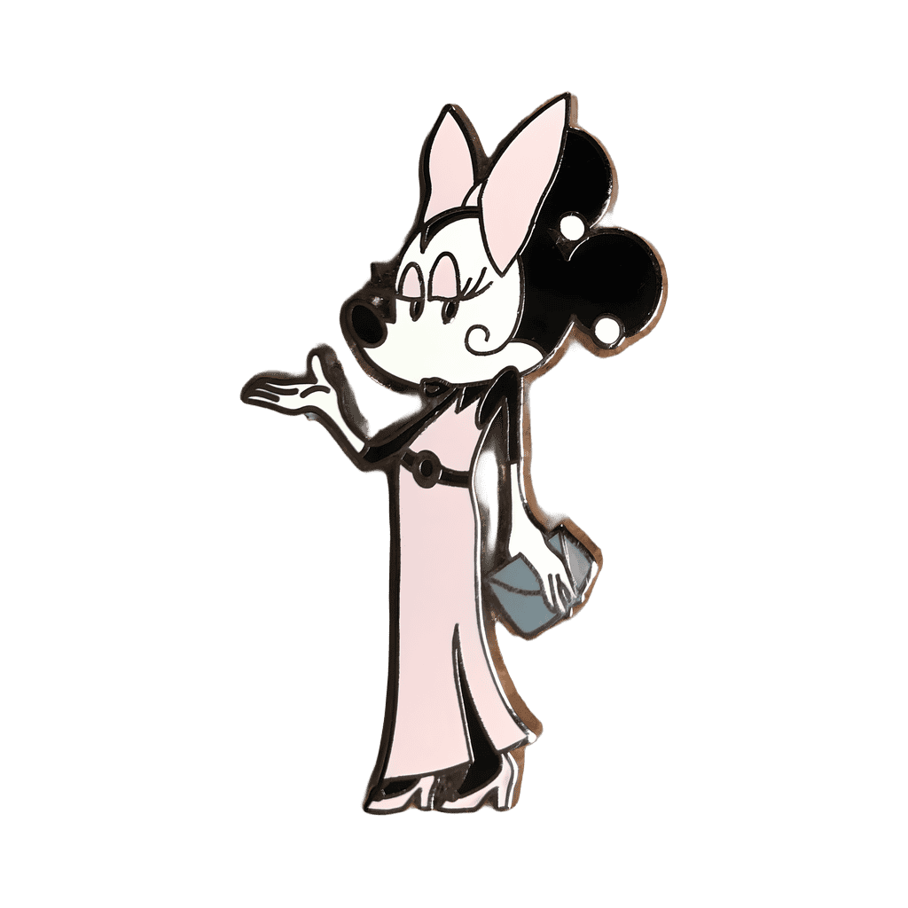 Minnie in Pink Formal Dress Disney pin