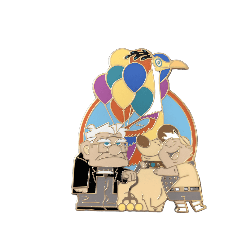 Carl, Russell, Dug and Kevin Disney pin