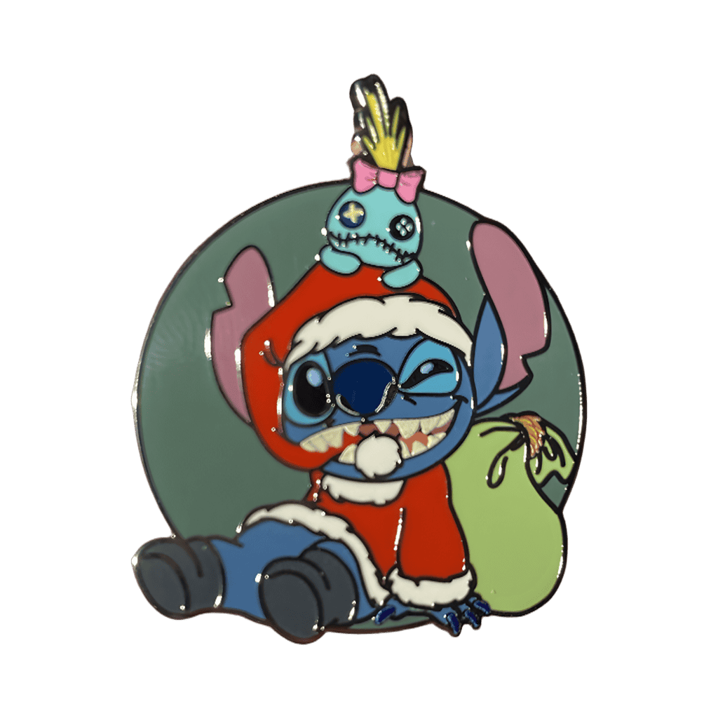 Santa Stitch with Scrump Disney pin