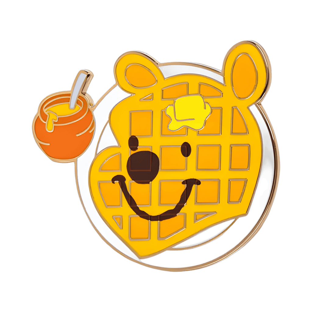 Pooh Waffle Disney pin