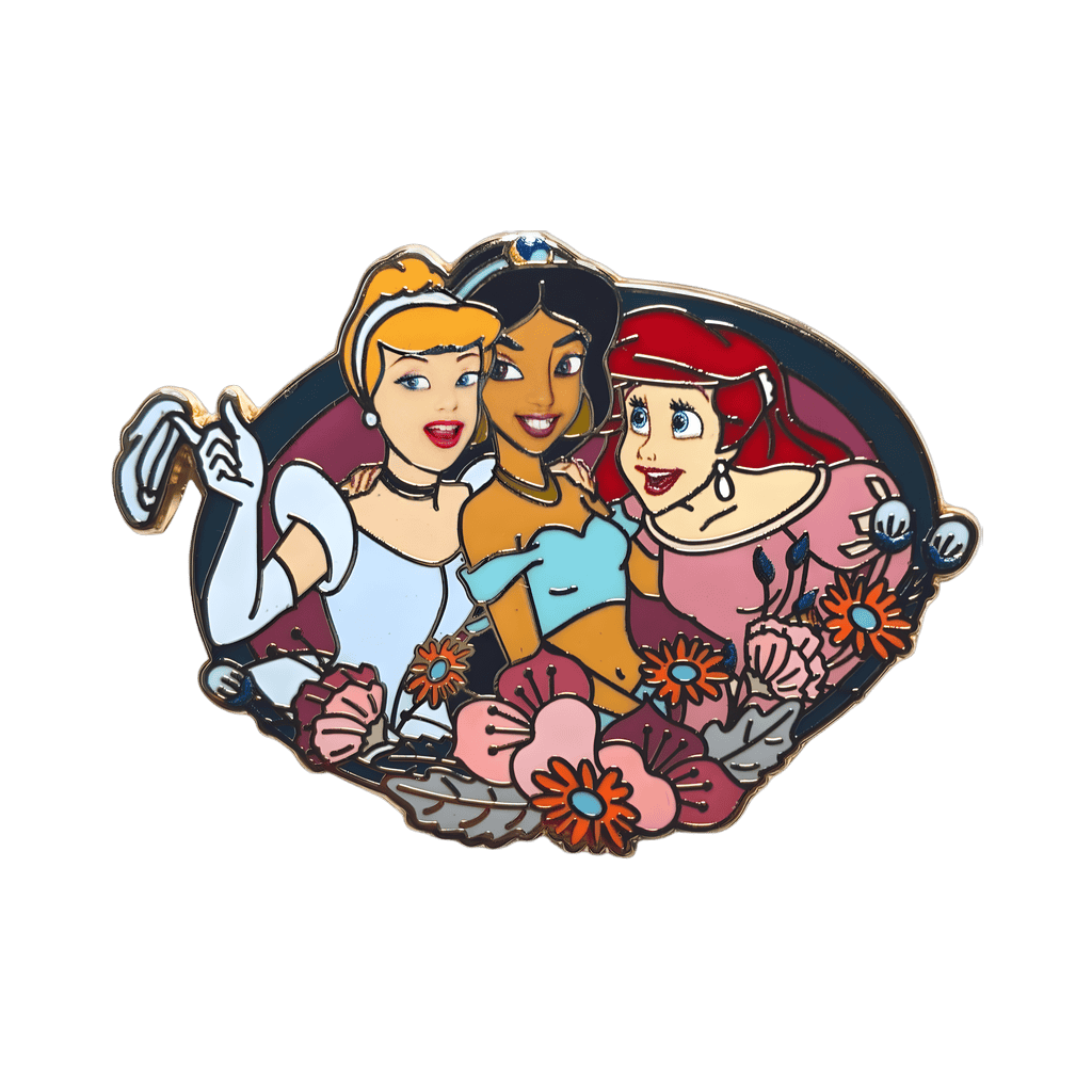 Cinderella, Jasmine, & Ariel Disney pin