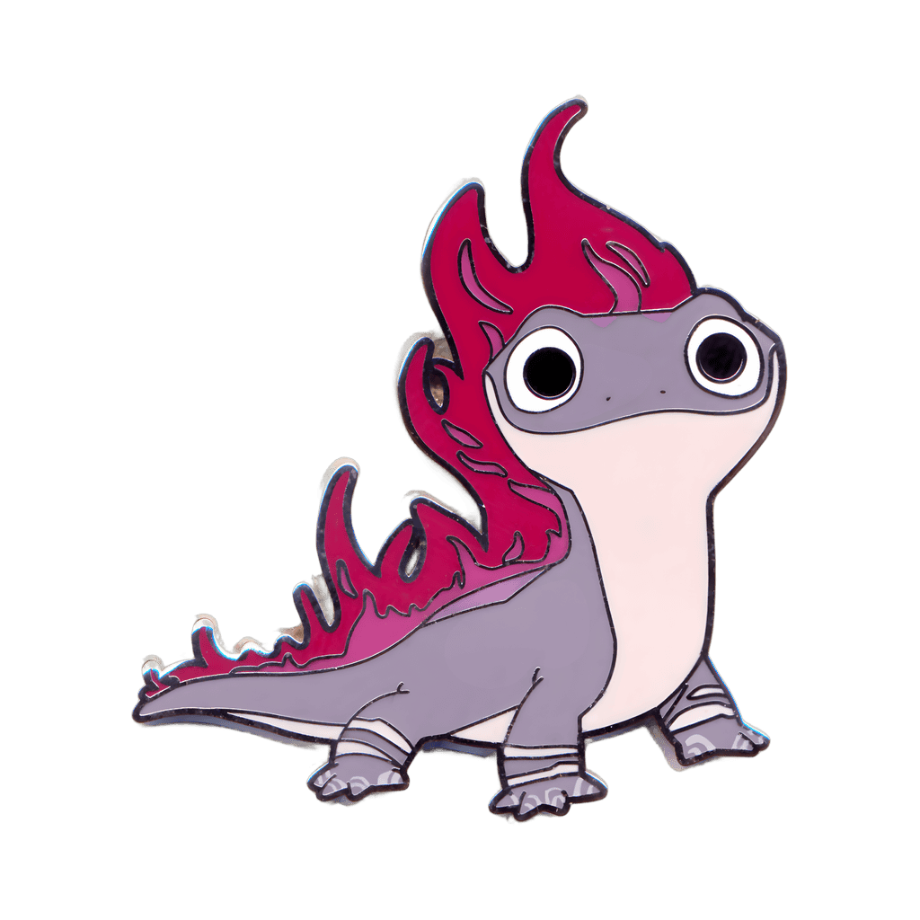Bruni the Salamander (Pink) Disney pin