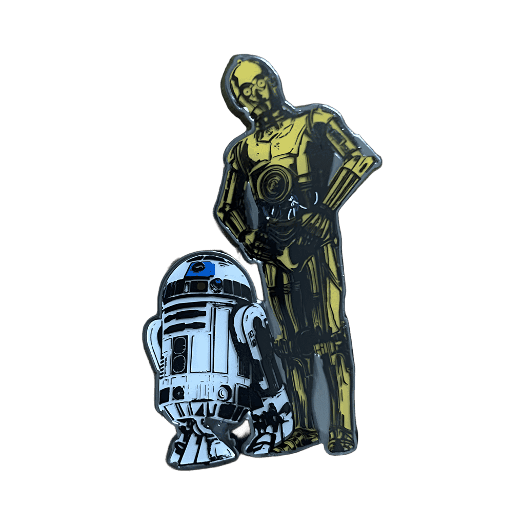 C-3PO and R2D2 Disney pin