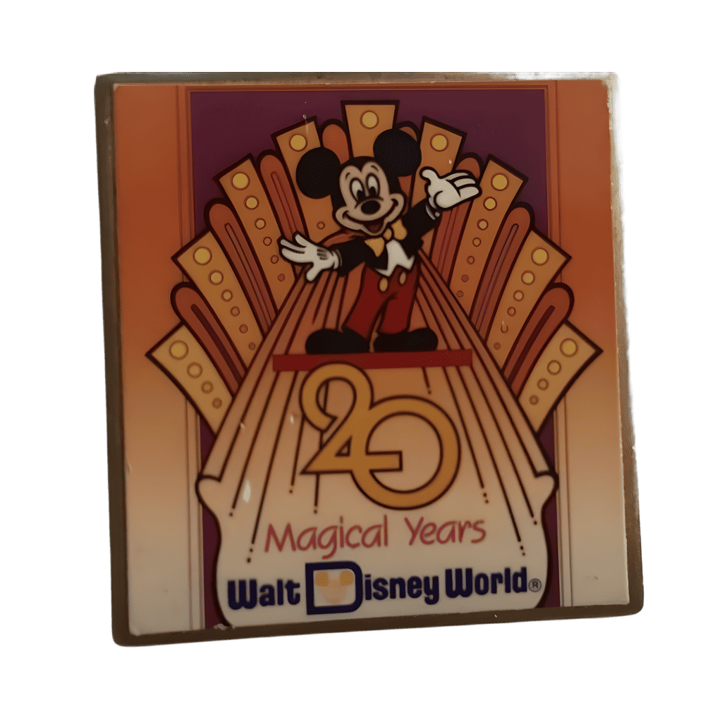 Mickey Mouse 20 Magical Years Disney pin