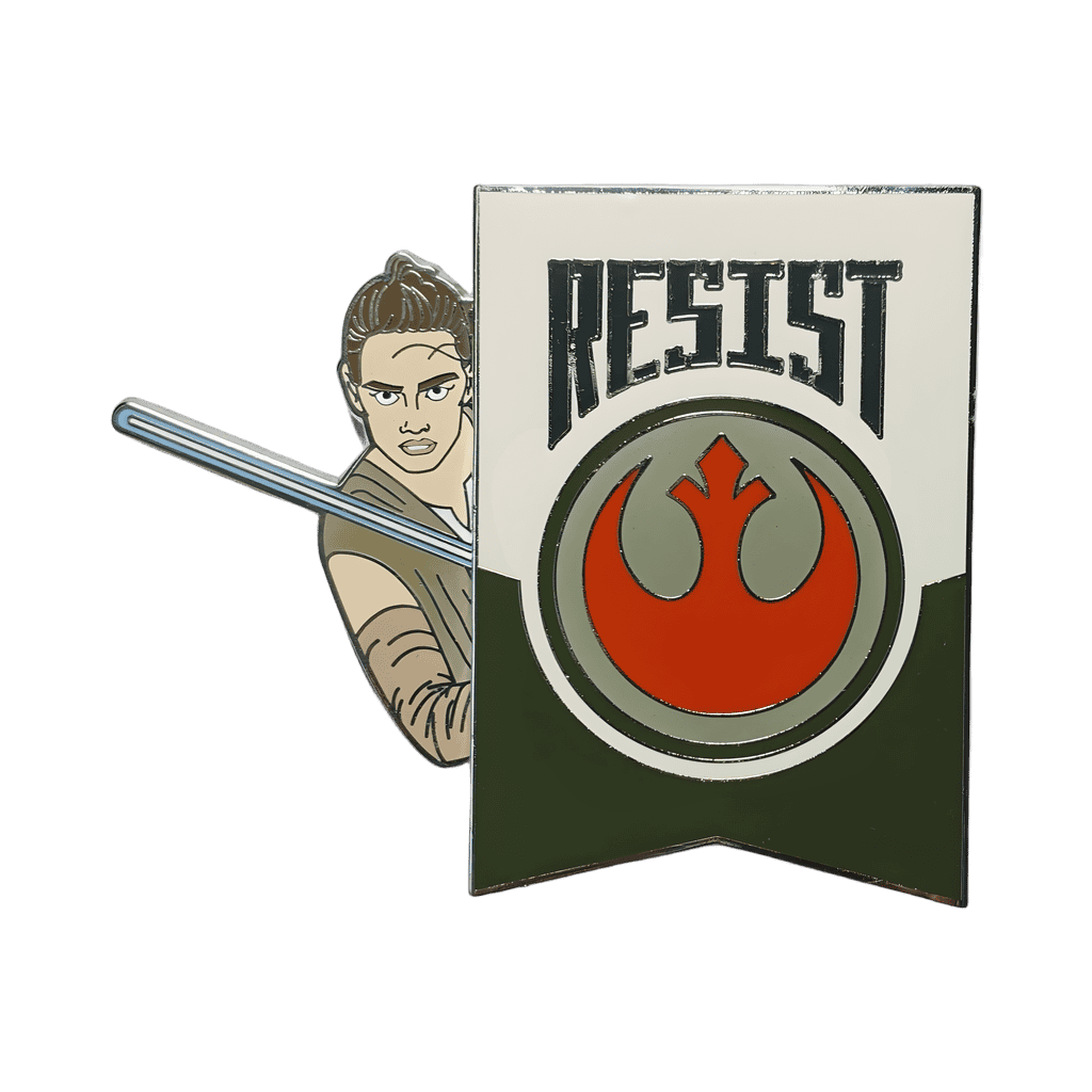 Rey and Chewbacca Disney pin