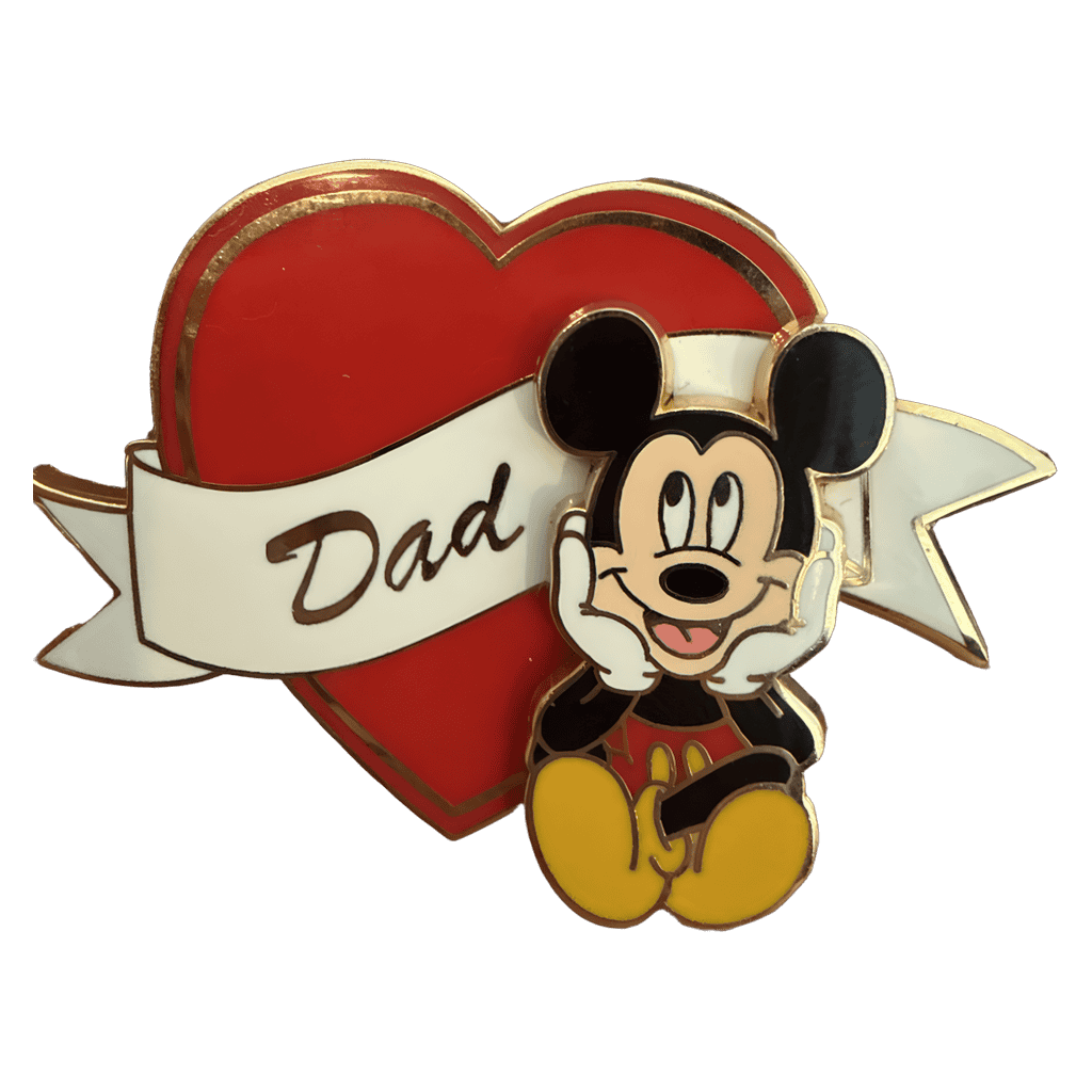 Mickey Mouse I Heart Dad Disney pin