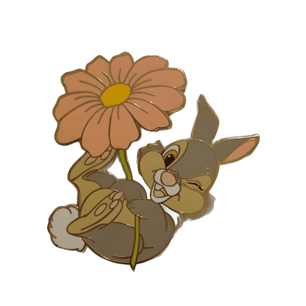 Thumper with flower Disney pin