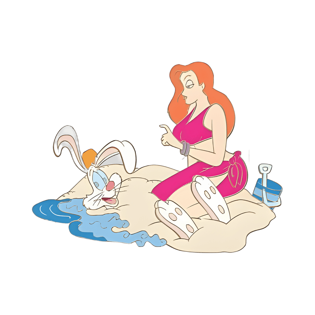 Roger & Jessica Rabbit Disney pin