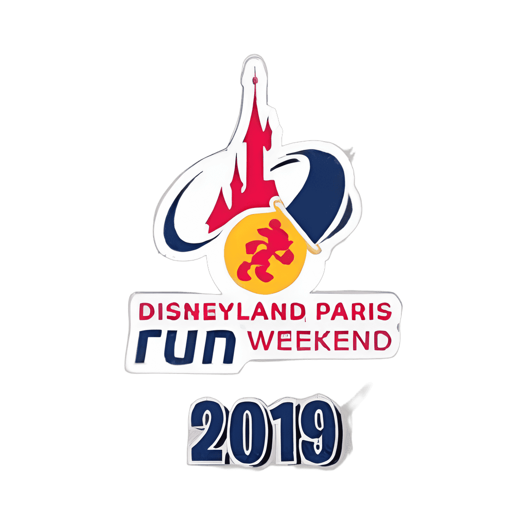 Disneyland Paris Run Weekend 2019 Logo Pin Disney pin