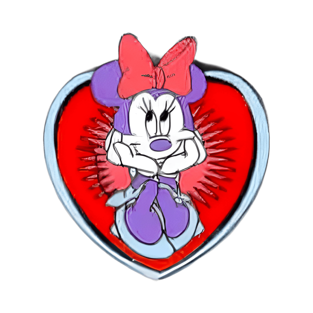Minnie Mouse In A Heart Disney pin