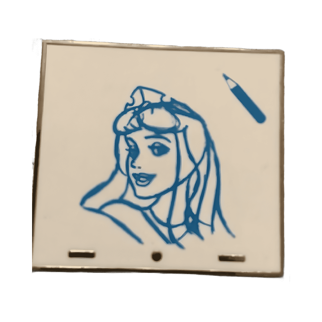 Aurora Sketch - CHASER Disney pin