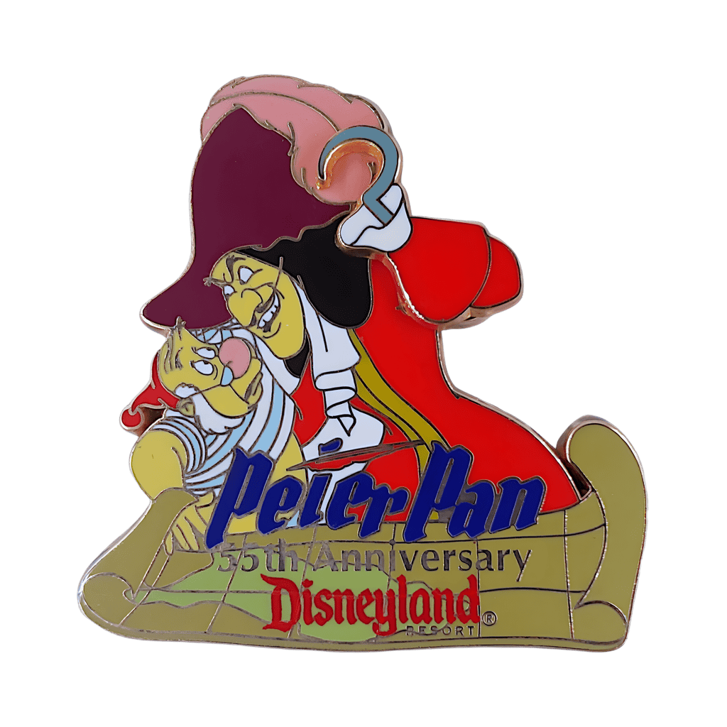 Captain Hook and Mr. Smee Disney pin