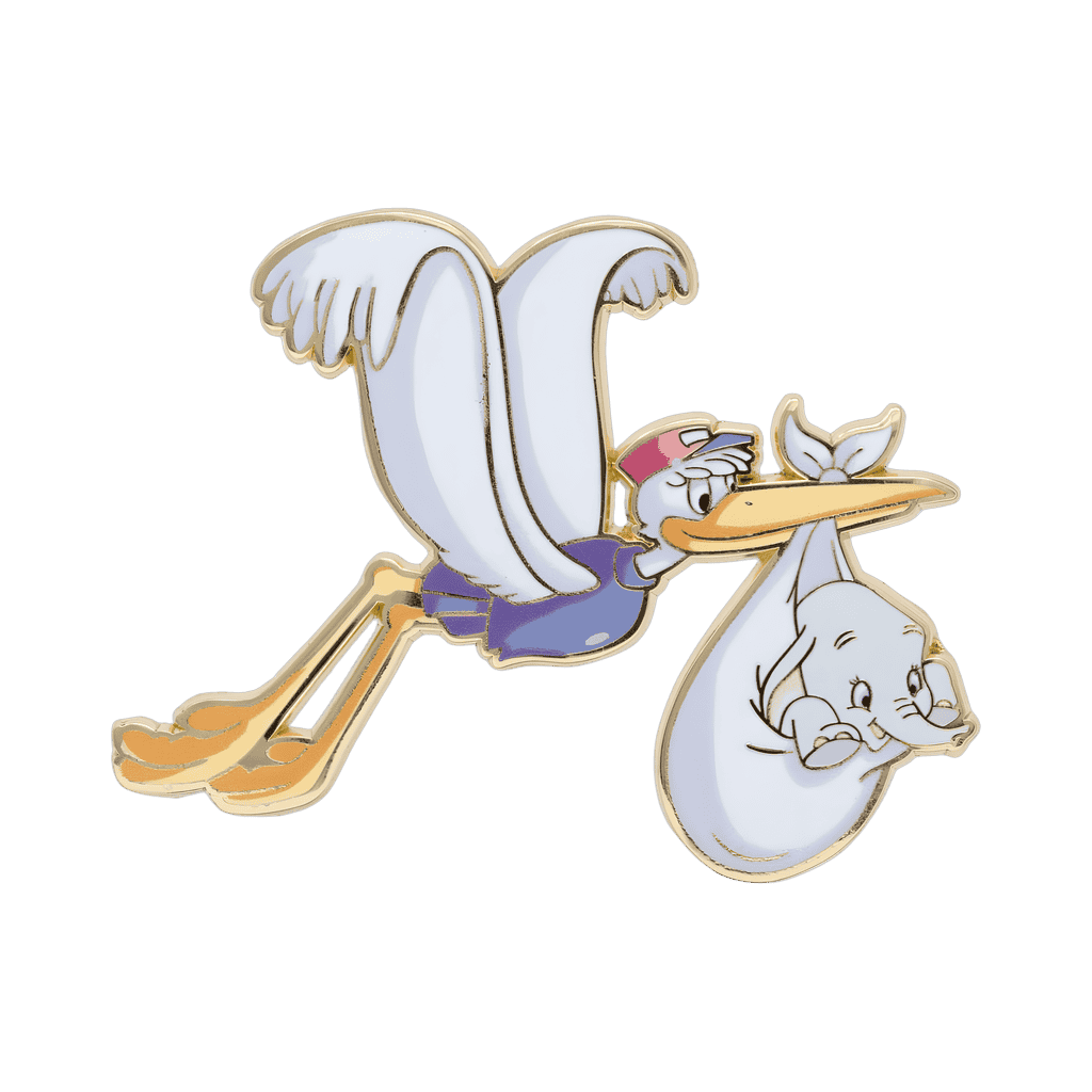 Messenger Stork and Dumbo Disney pin