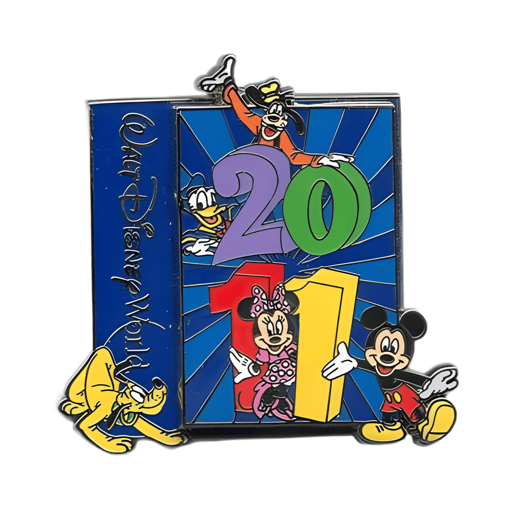 2011 Mickey and Fab 5 Starburst Pin - Walt Disney World Disney pin