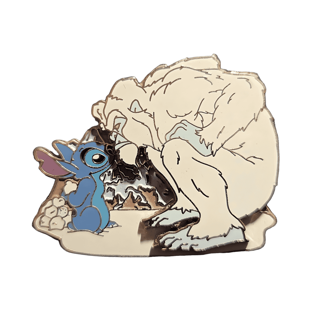 Stitch with Yeti Disney pin