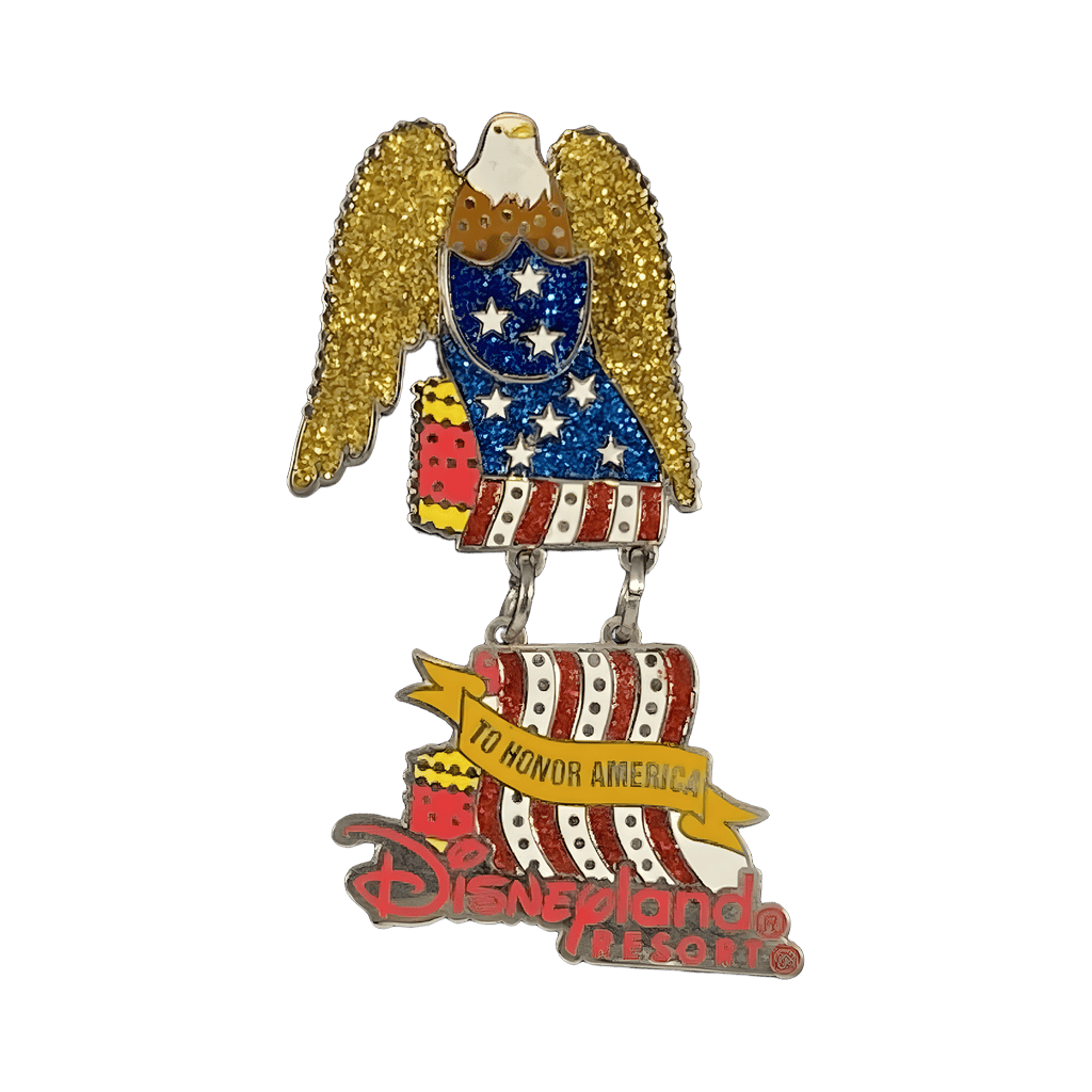 To Honor America Eagle Float with Dangle Disney pin
