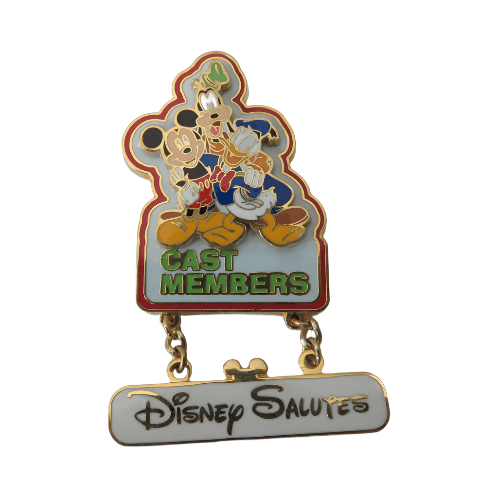 Mickey, Donald and Goofy Cast Members Disney pin