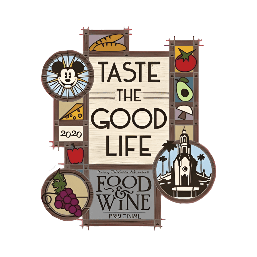 Food and Wine Logo - Taste the Good Life Disney pin