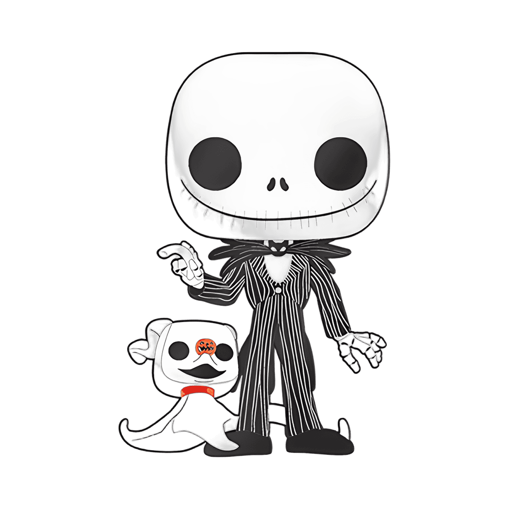 Jack with Zero Disney pin