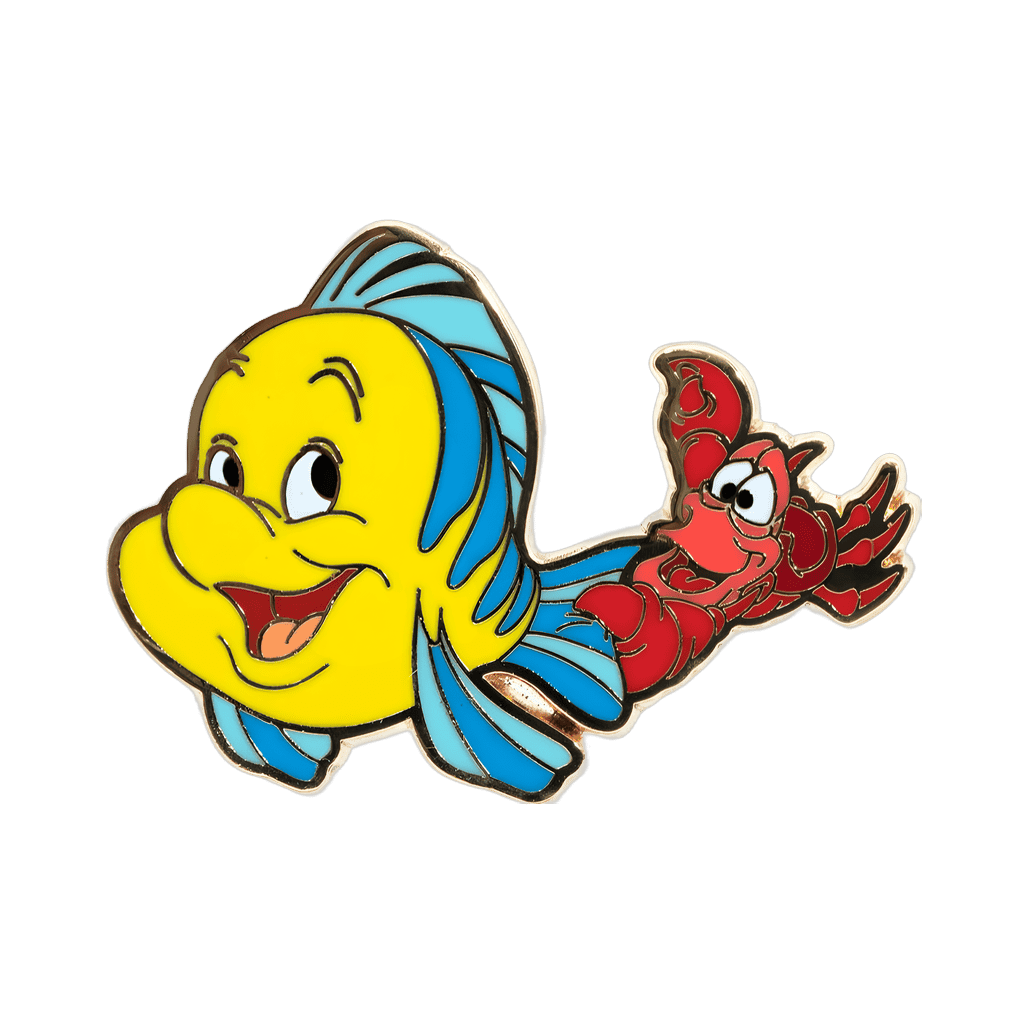 Sebastian and Flounder Disney pin