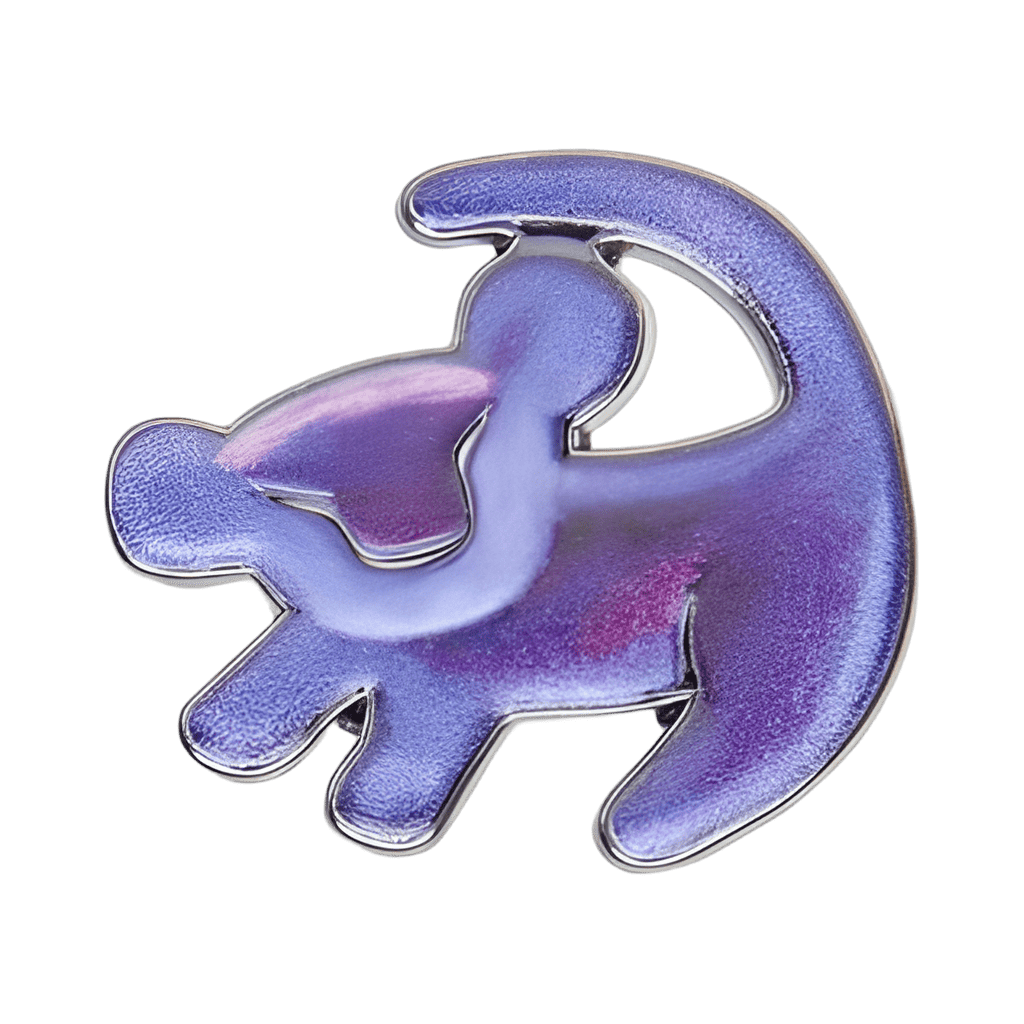 Purple Simba Disney pin