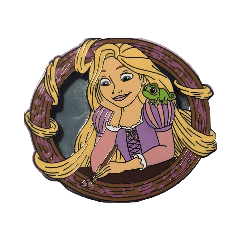 Rapunzel and Pascal Disney pin