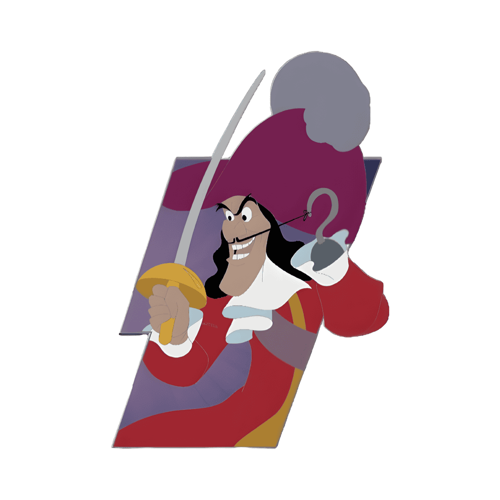 Captain Hook Disney pin