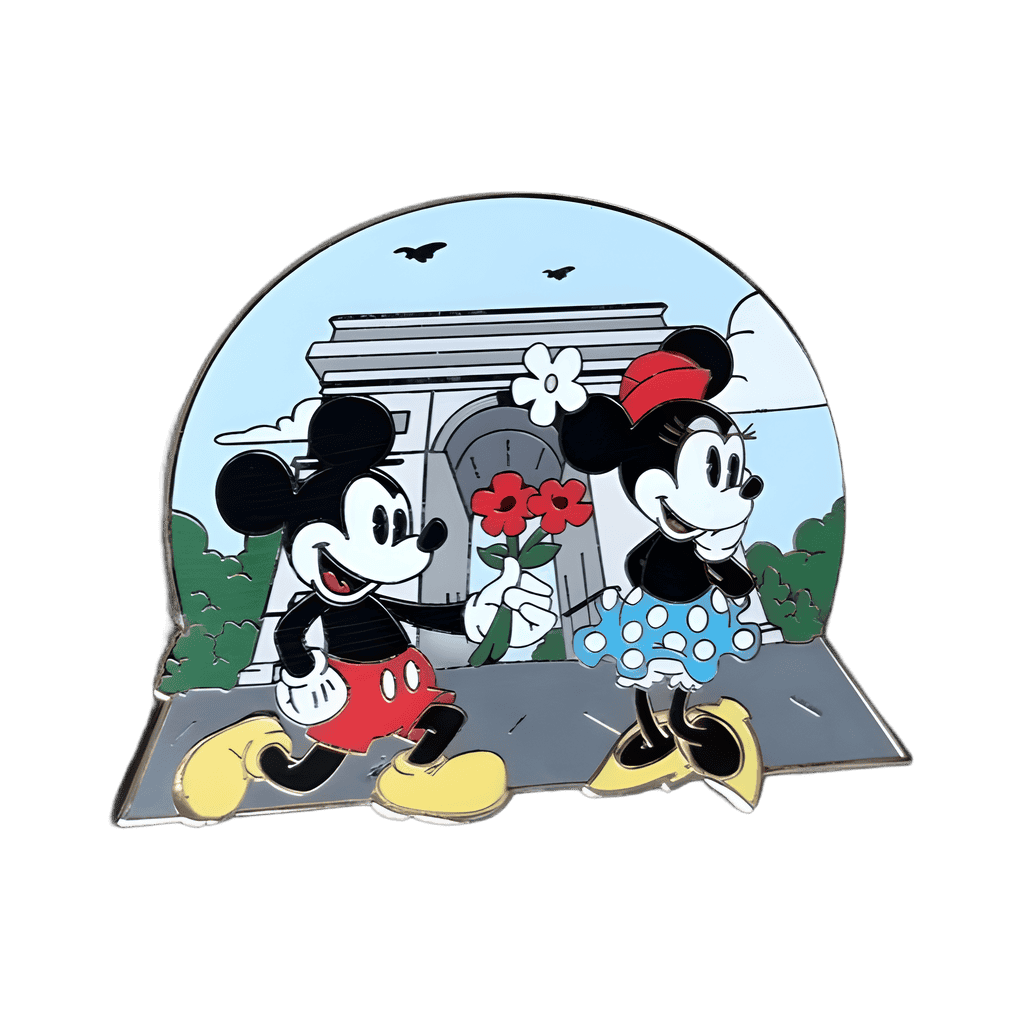 Mickey & Minnie in Paris Disney pin