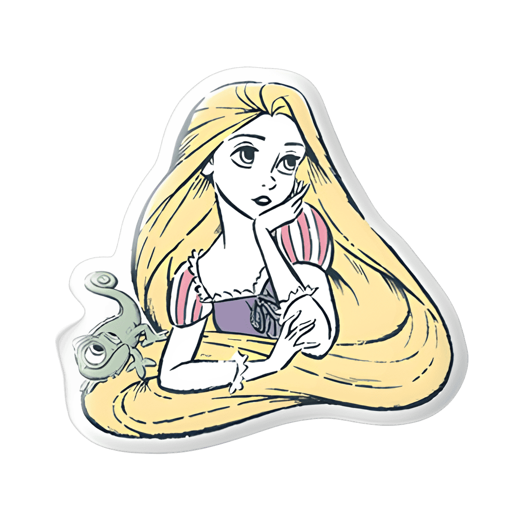 Rapunzel and Pascal Disney pin