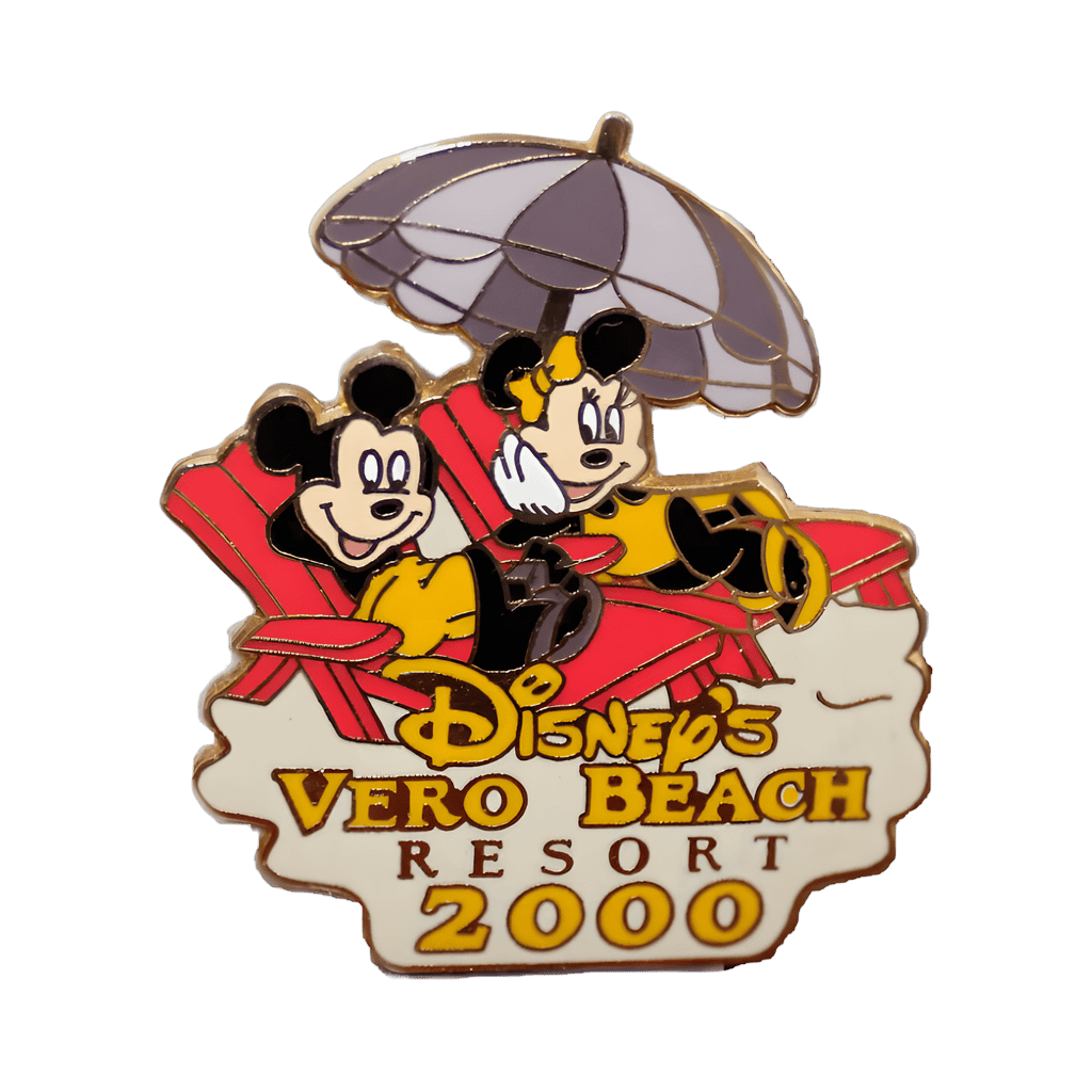 Disney's Vero Beach Resort 2000 - Mickey & Minnie at the Beach Disney pin
